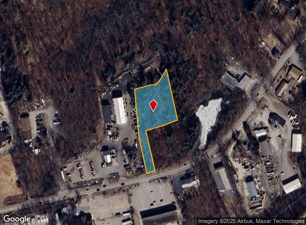  1551 Washington St, Holliston, MA Parcel Map