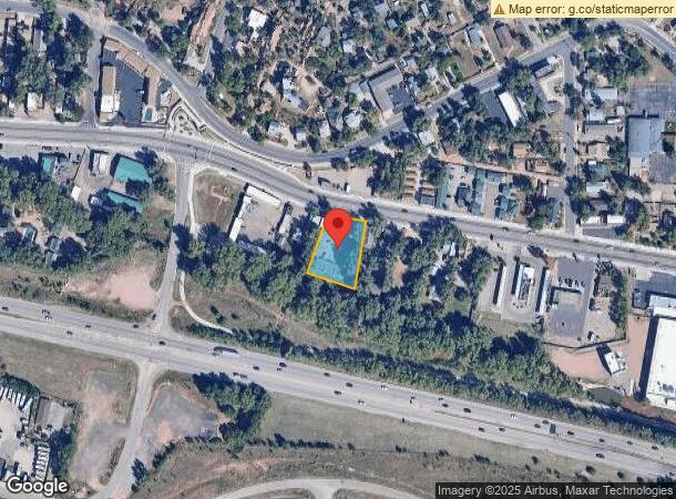  3445 W Colorado Ave, Colorado Springs, CO Parcel Map