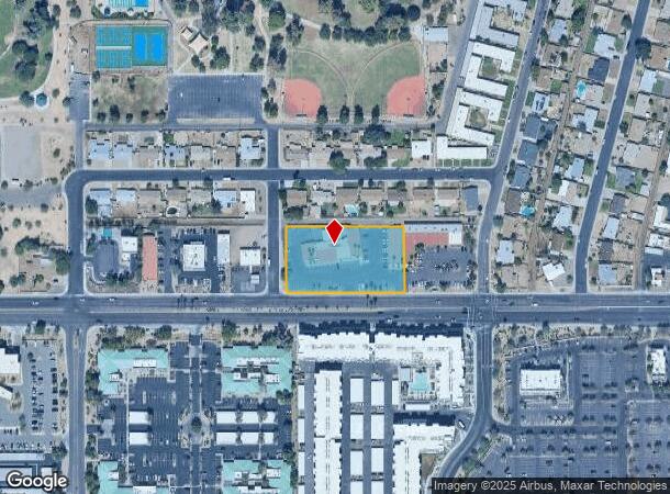  1256 W Chandler Blvd, Chandler, AZ Parcel Map