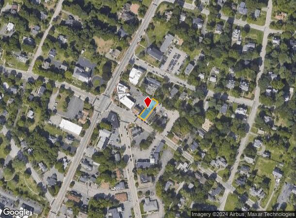  12 Post Office Sq, Sharon, MA Parcel Map