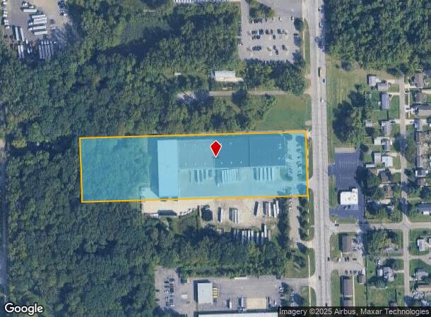 6170 Middlebelt Rd, Romulus, MI Parcel Map