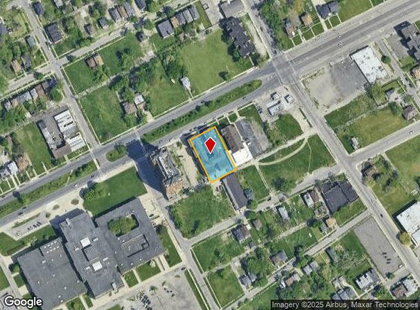  2258 W Grand Blvd, Detroit, MI Parcel Map