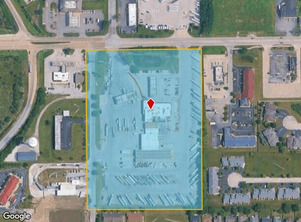 5915 W Monee Manhattan Rd, Monee, IL Parcel Map