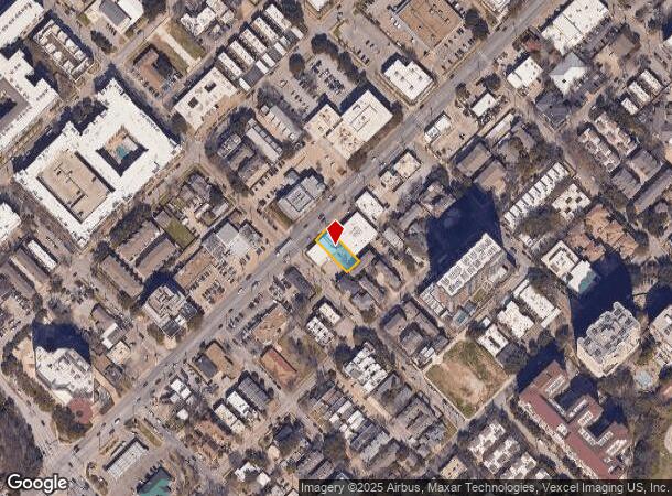 2706 Oak Lawn Ave, Dallas, TX Parcel Map