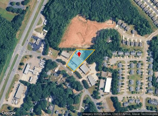  1424 Wall Rd, Wake Forest, NC Parcel Map