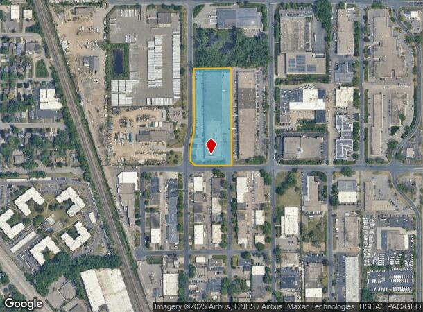 7901 Beech St Ne, Minneapolis, MN Parcel Map