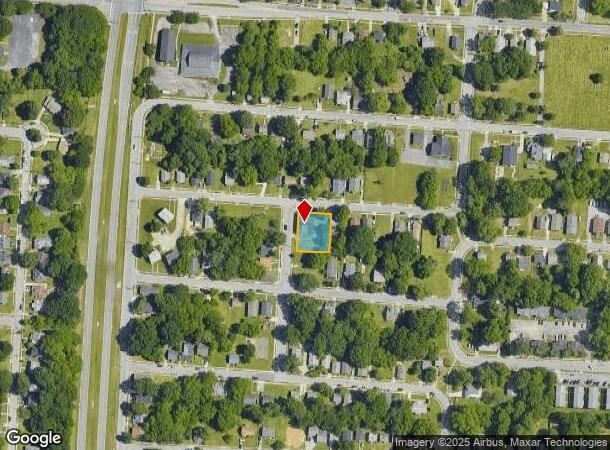 1300 Furlough Ave, High Point, NC Parcel Map