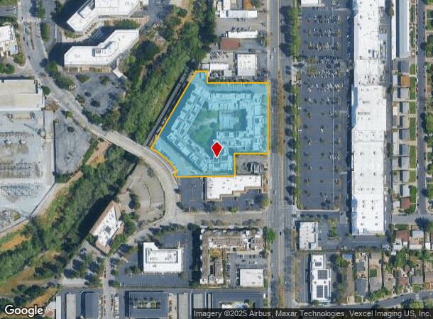 1725 S Bascom Ave, Campbell, CA Parcel Map