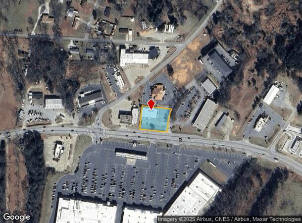 1065 E Franklin St, Hartwell, GA Parcel Map