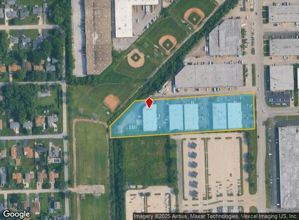 7651 W 100Th Pl, Bridgeview, IL Parcel Map