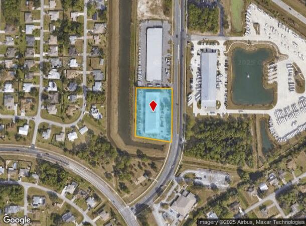  1320 Culver Dr Ne, Palm Bay, FL Parcel Map