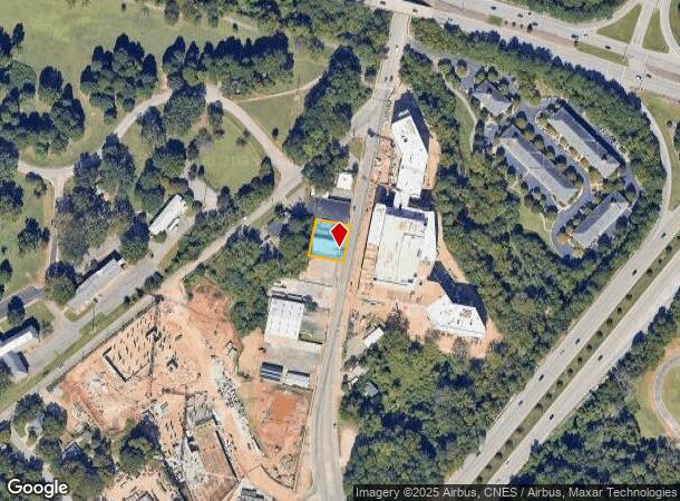 1014 S Saunders St, Raleigh, NC Parcel Map