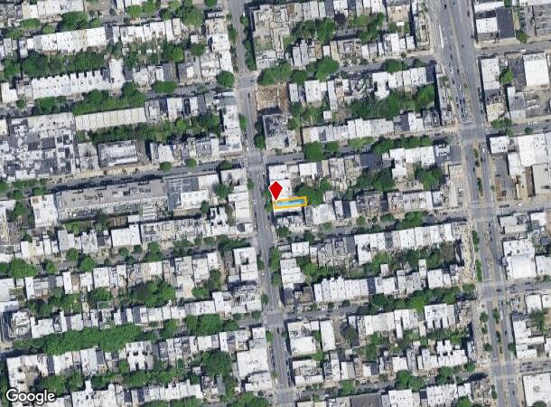  1006 Manhattan Ave, Brooklyn, NY Parcel Map