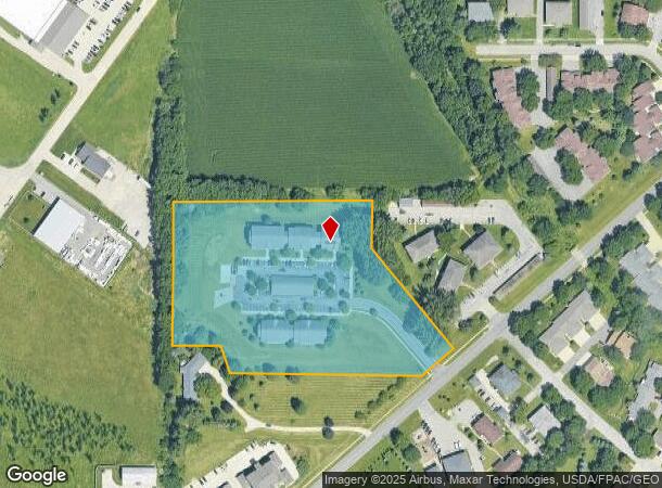 3850 Pineview Pl, Waterloo, IA Parcel Map