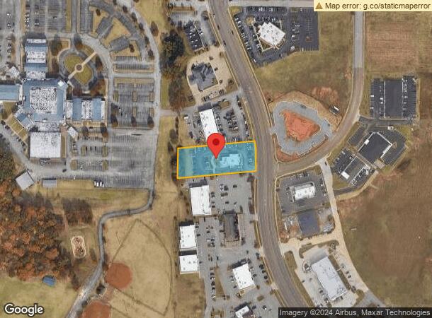  1410 Union University Dr, Jackson, TN Parcel Map