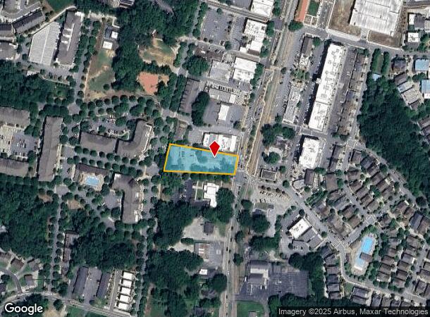 8744 Main St, Woodstock, GA Parcel Map