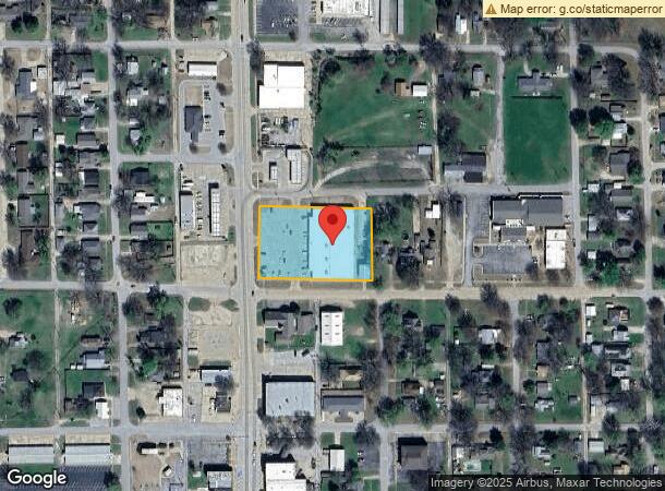  301 N Broadway St, Cleveland, OK Parcel Map