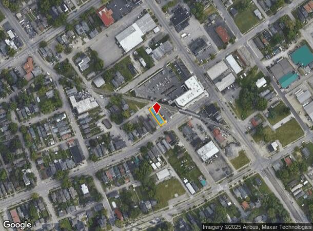  1619 E Market St, New Albany, IN Parcel Map