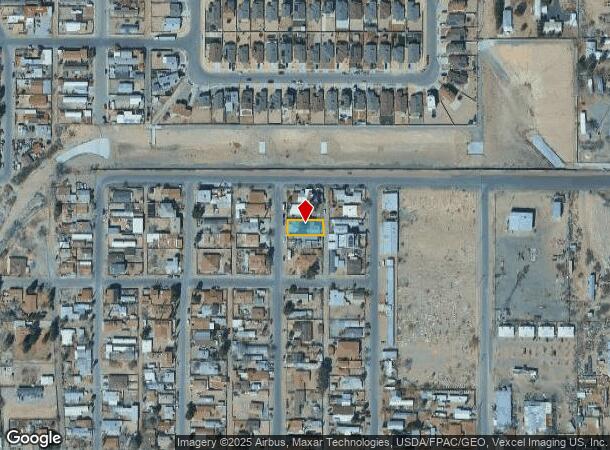  7156 Fourth St, Canutillo, TX Parcel Map