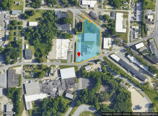  1102 W Ward Ave, High Point, NC Parcel Map
