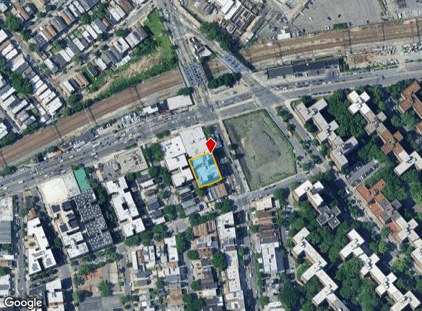  1585 White Plains Rd, Bronx, NY Parcel Map
