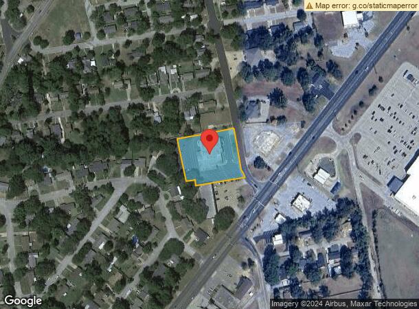  1414 S Main St, Henderson, TX Parcel Map