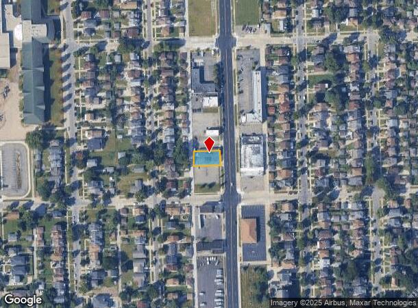  7633 Schaefer Rd, Dearborn, MI Parcel Map