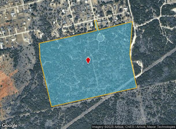 401 Hilltop Dr, Burnet, TX Parcel Map