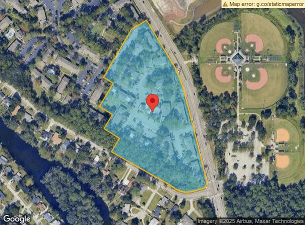  7500 Powers Ave, Jacksonville, FL Parcel Map