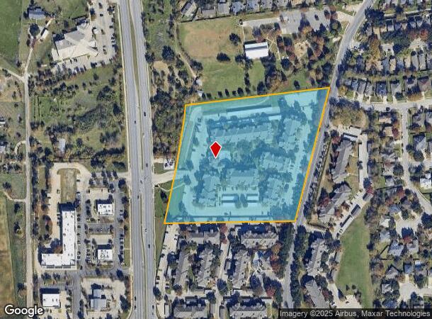  1401 S A W Grimes Blvd, Round Rock, TX Parcel Map