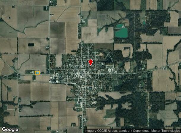  1370 E 1050Th Ave, Oblong, IL Parcel Map