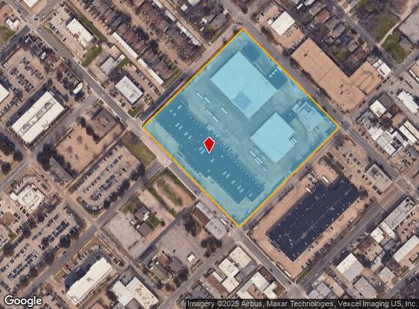201 N Peak St, Dallas, TX Parcel Map