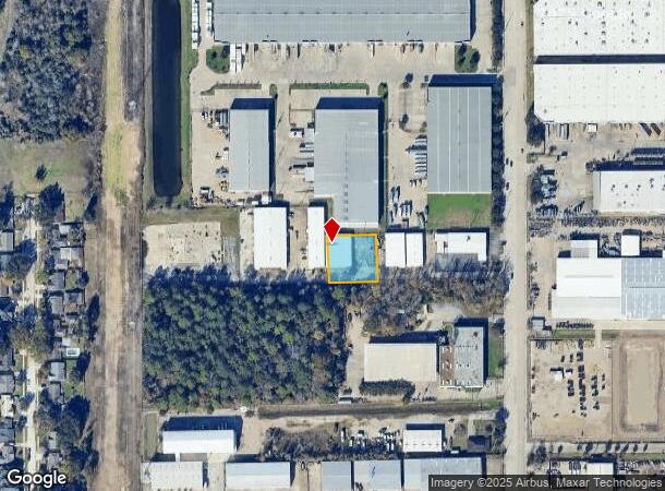 1729 Brittmoore Rd, Houston, TX Parcel Map