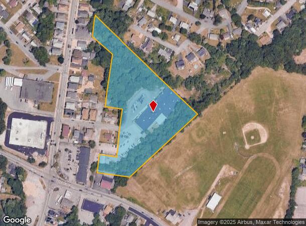 80 Fabien St, Woonsocket, RI Parcel Map