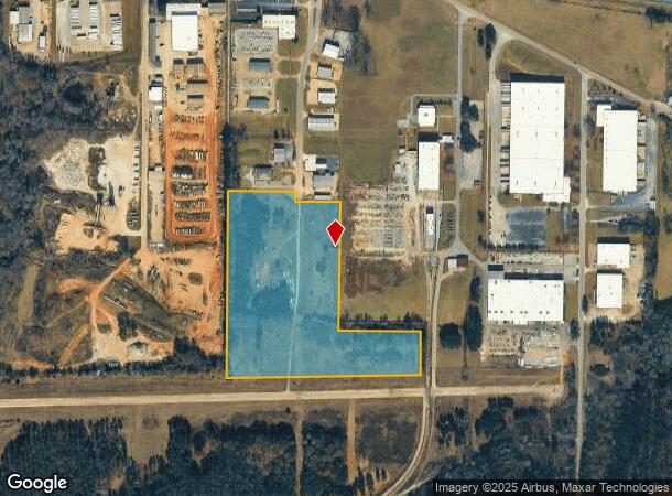  80 Kershaw Industrial Blvd, Montgomery, AL Parcel Map