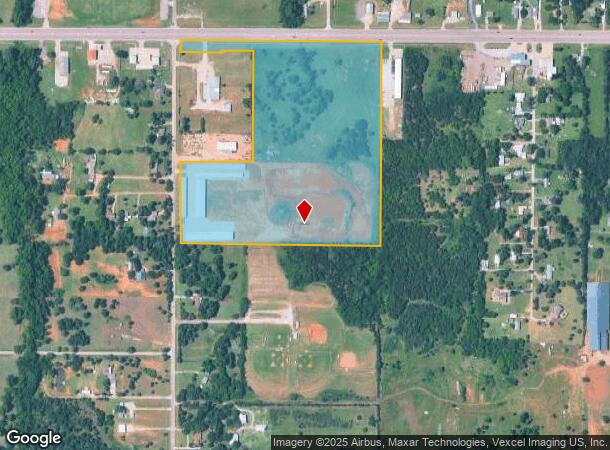 2150 N Peebly Rd, Harrah, OK Parcel Map