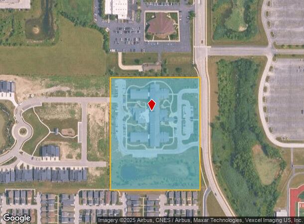  1555 S Main St, Crown Point, IN Parcel Map