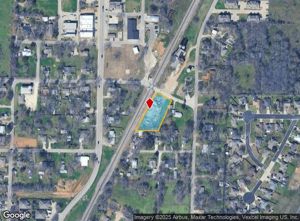 202 E Plum, Aubrey, TX Parcel Map