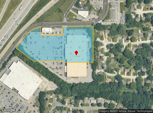  7601 Frontage Rd, Overland Park, KS Parcel Map