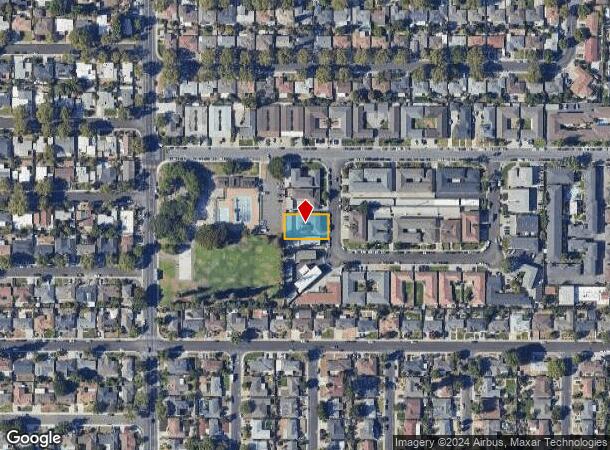  1842 Amelia Way, Santa Clara, CA Parcel Map