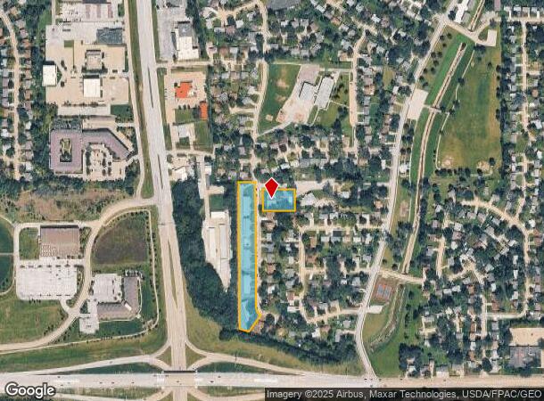 1511 Thomas Dr, Bellevue, NE Parcel Map