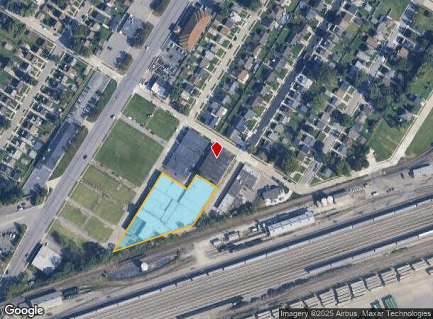 17760 Clarann St, Melvindale, MI Parcel Map