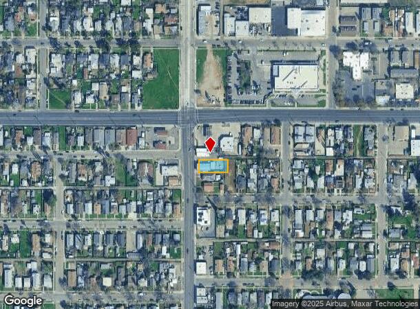  1122 N Fresno St, Fresno, CA Parcel Map