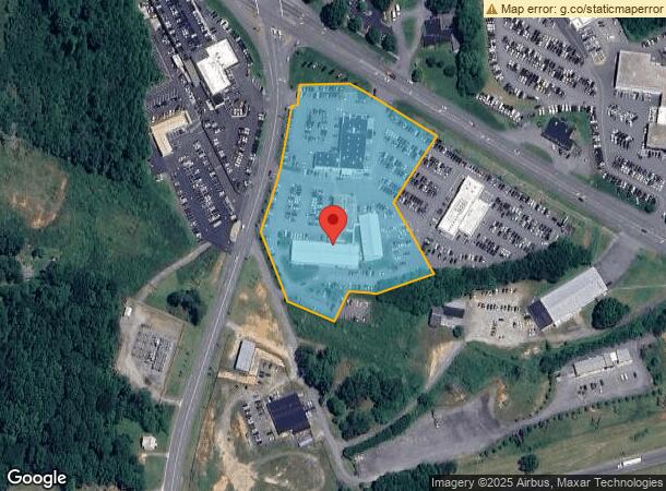  1205 S Center St, Hickory, NC Parcel Map