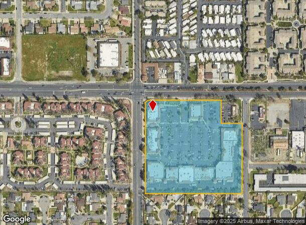 9309 Foothill Blvd, Rancho Cucamonga, CA Parcel Map