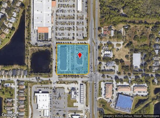  4980 N Wickham Rd, Melbourne, FL Parcel Map