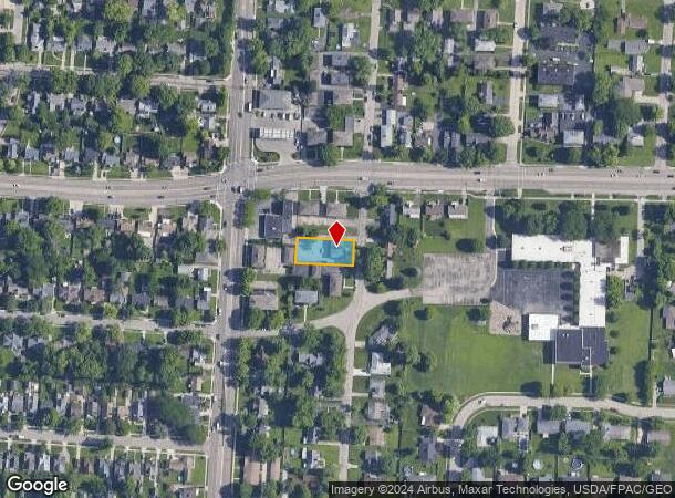  3025 Aerial Ave, Dayton, OH Parcel Map