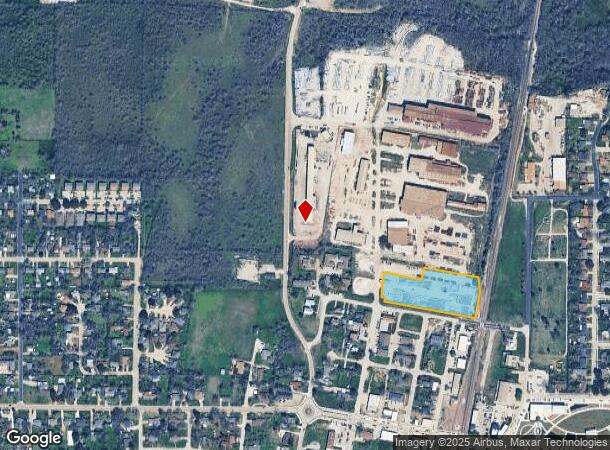  200 N Beverly St, Crowley, TX Parcel Map