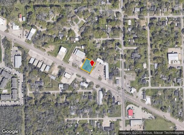  804 W Plantation Dr, Clute, TX Parcel Map