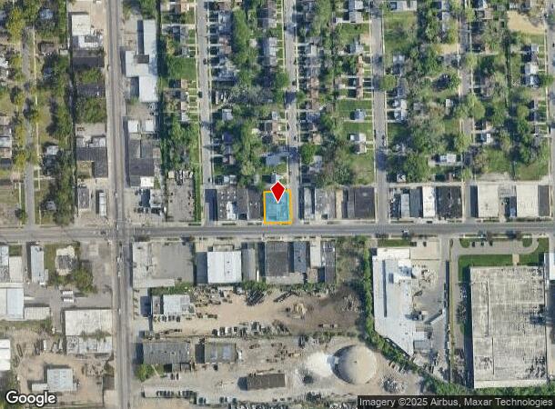  8800 Lyndon St, Detroit, MI Parcel Map